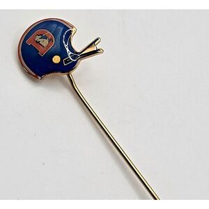 Vintage Denver Broncos Football Helmet Stick Pin 2.5in